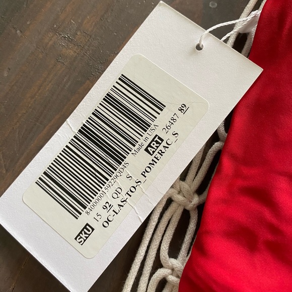 NWT Ochie Las Cuevas ruffled bikini top - Picture 4 of 6